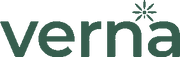 Verna logo in green on a white background