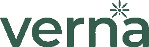 Verna logo in green on a white background